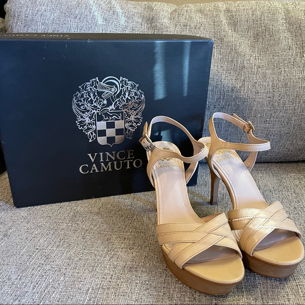 Vince Camuto Paden Heels 9M Petal Soft Calf